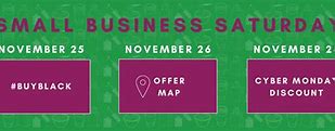 Image result for Small Business Saturday Signs