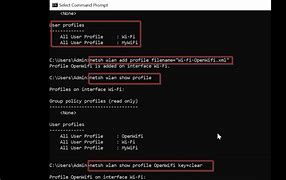 Image result for Command-Prompt Wifi Password