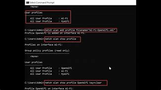 Image result for Command Prompt for Wifi Password