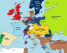 Image result for old map of europe 1800s