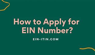 Image result for To Apply for EIN Number