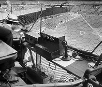 Image result for Vintage Baseball Announcer Microphone