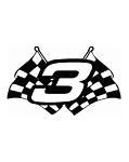 Image result for Balck and White NASCAR Stickers