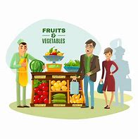 Image result for Fruit Seller Cartoon