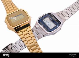 Image result for Casio Gold Watch On Wrist