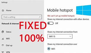 Image result for Where Is Mobile Hotspot On Windows 10