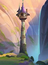 Image result for Rapunzel Tower Disney Cartoon