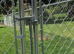 Image result for Chain Link Fence Spring Gate Latch