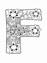 Image result for Free Letter F Coloring Pages