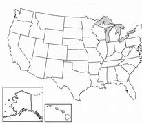 Image result for USA Map without Labels