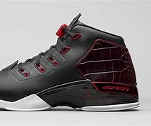 Image result for Jordan Retro 17 Red and White