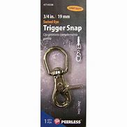 Image result for Black Trigger Snaps with Swivel Eye