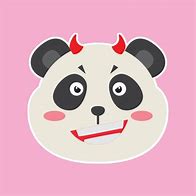 Image result for Smiling Purple Devil Panda
