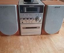Image result for Sony Small Stereo System with 2 Speakers