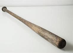 Image result for Old-Fashioned Wooden Baseball Bat
