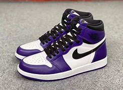 Image result for Air Jordan 1 Court Purple