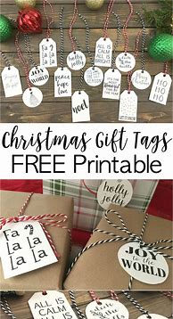 Image result for Simple DIY Christmas Gift Tags