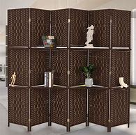 Image result for 6 Panel Room Divider with Shelves N 240 by 180Cm