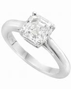 Image result for Asscher Cut Ring Plain Band