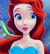 Image result for Disney Princess Ariel and Flounder