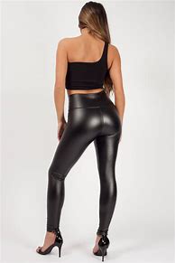 Image result for Leather Look Leggings