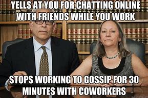 Image result for Co-Worker Gossip Meme