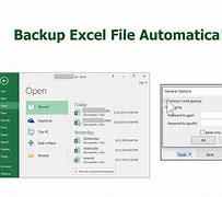 Image result for How to Unset Backup Excel Document