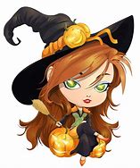 Image result for Halloween Witch Decorations Cartoon