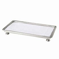 Image result for Footed Chrome Guest Towel Holder