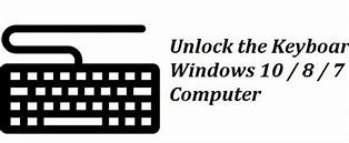 Image result for How to Unlock Keyboard Windows 8