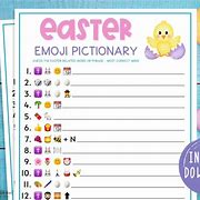 Image result for Easter Emoji Game