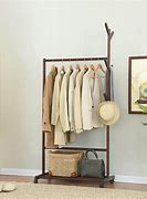 Image result for wood stand clothing racks