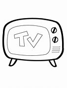 Image result for Retro TV Coloring Page