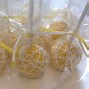 Image result for Yellow Cake Pops