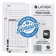 Image result for 7500E Time Cards