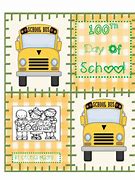 Image result for 100 Days of School Background