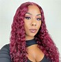 Image result for Black and Burgundy Hair