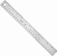 Image result for Stainless Steel Ruler with Inch and Metric Graduations