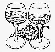 Image result for Black and White Wine Clip Art