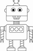 Image result for Robot Drawing Black and White