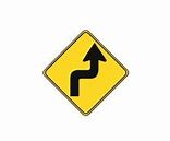 Image result for Slow Down for a Sharp Rise in the Highway Road Sign