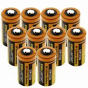Image result for CR123 Lithium Rechargeable Battery