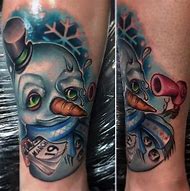 Image result for Snowman Tattoo Designs