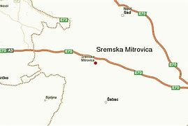 Image result for Sremska Mitrovica Mapa