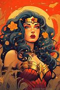 Image result for Wonder Woman Logo White and Gold