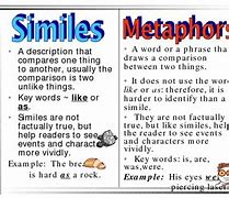 Image result for Definition of Simile