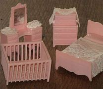 Image result for Wooden Pink and Blue Kids Casel for Dolls That You Can Right Your Name