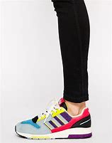 Image result for Adidas White Sneakers Men with Multi Colour Spray-Paint