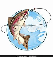 Image result for Salmon Fishing Clip Art