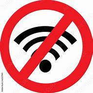 Image result for No WiFi Sign